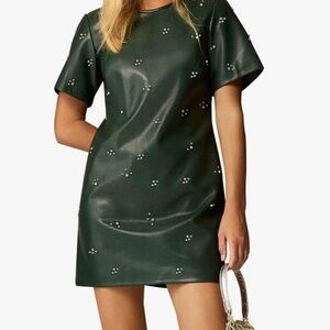 LifeShe Rhinestone Faux Dress